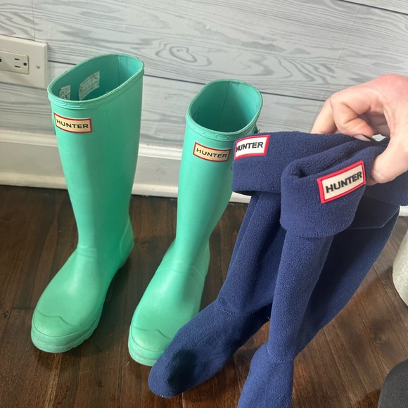 Hunter Green Rain Boots - Picture 7 of 7